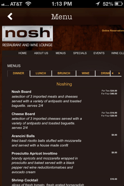 Nosh VIP App截图4