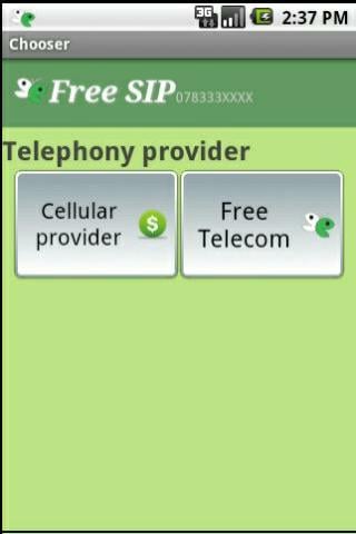 Free Telecom SIP חייגן截图1