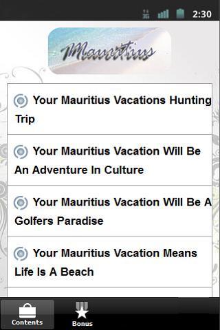 Mauritius Vacation Tips截图1