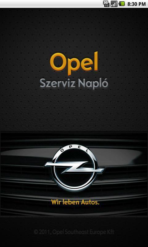 Opel Szerviz Napló截图1