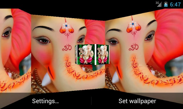 Lord Ganehsa 3D Live Wallpaper截图2