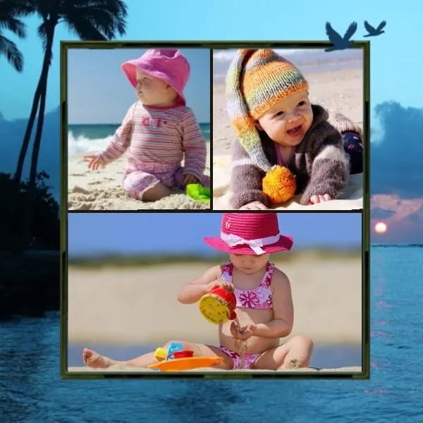 Beach Photo Collage Fram...截图6