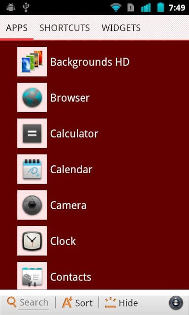 Red theme for SquareHome截图1