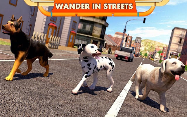 Street Dog Simulator 3D截图1