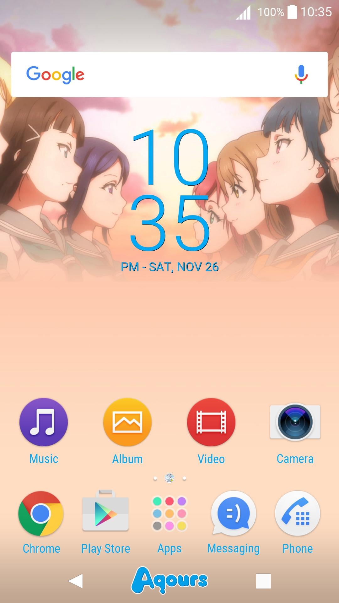 Aqours 从零到一 - Xperia Theme截图1