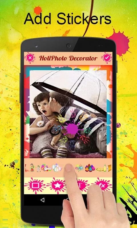 Holi Colorful Photo Deco...截图2