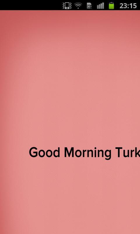 Good Morning Turkey截图2