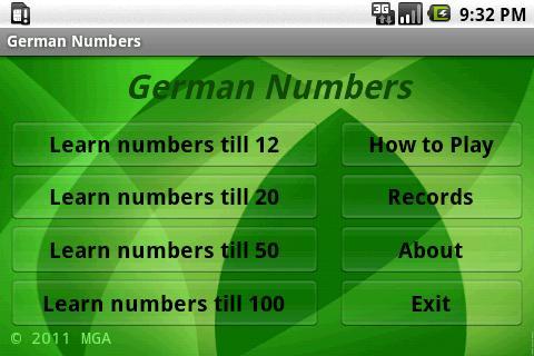 Learn German Numbers Free截图1