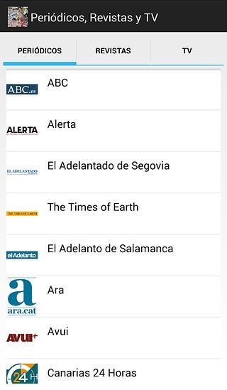 Periódicos, Revistas y TV截图6