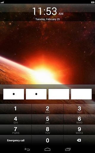 Galaxy Lock Screen截图6