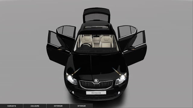 SKODA Octavia 3D Visualizer截图1