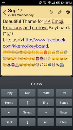 Galaxy S5 Keyboard - Emoji截图1