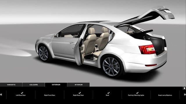 SKODA Octavia 3D Visualizer截图4