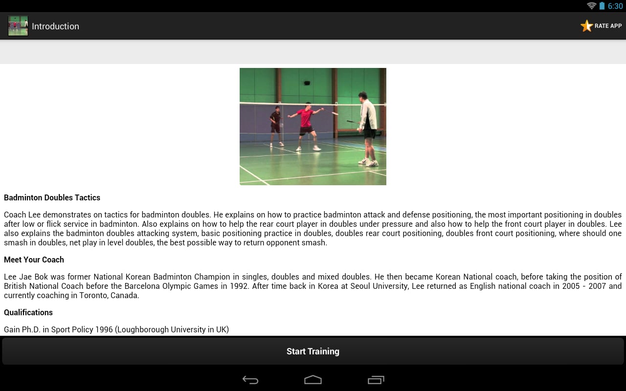 Badminton Doubles Tactic...截图1