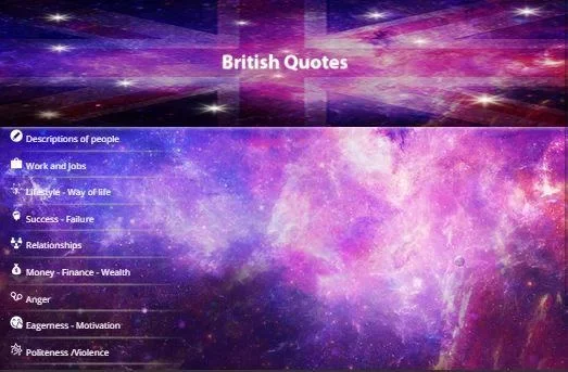 BRITISH QUOTES截图2