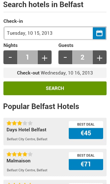 Belfast Hotels截图4