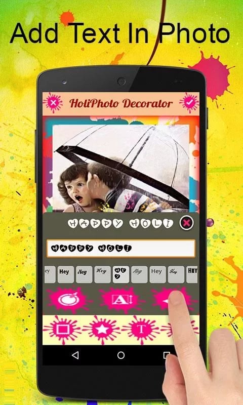 Holi Colorful Photo Deco...截图4