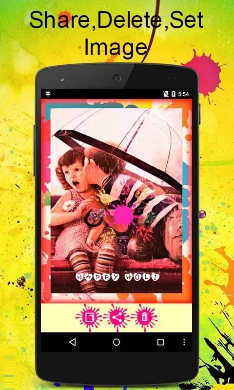 Holi Colorful Photo Deco...截图9