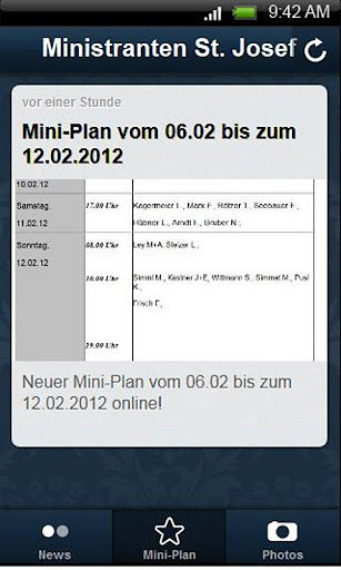 Mini-Plan St. Josef截图2