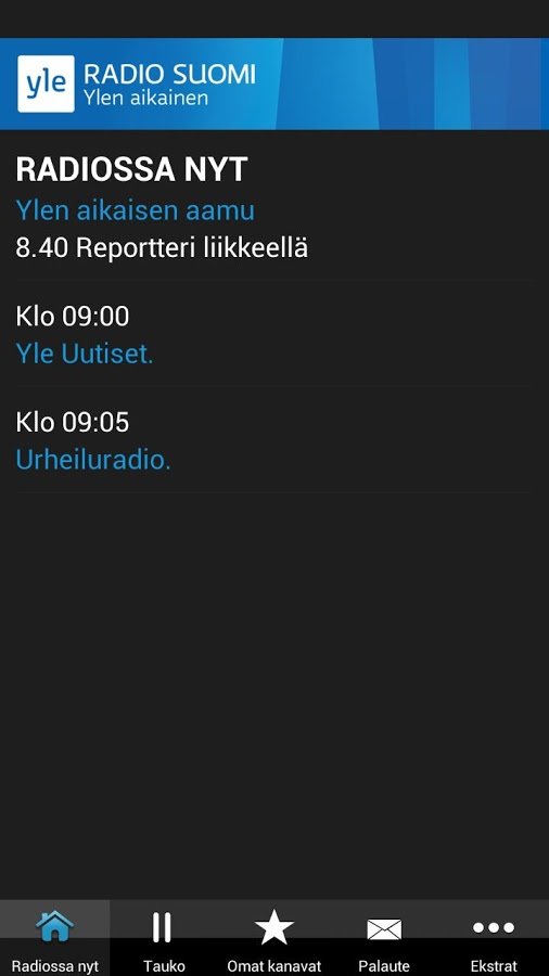 芬兰广播电台截图6