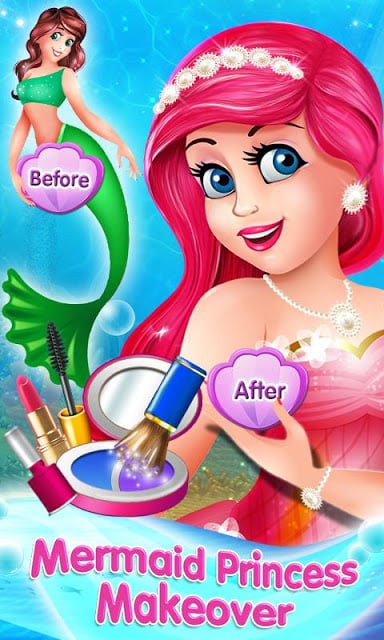 Mermaid Princess Makeover Game截图3