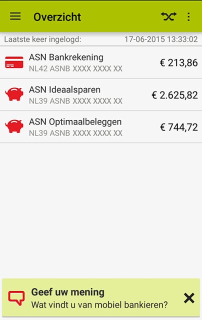 ASN Mobiel Bankieren截图11