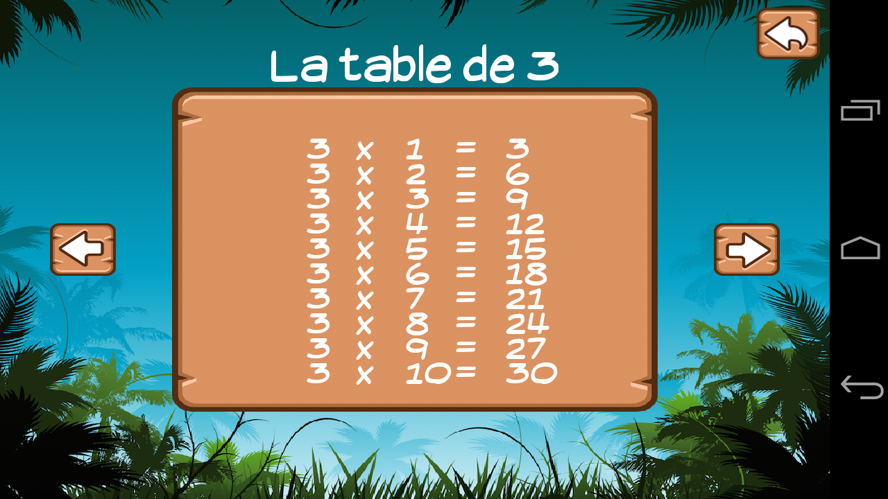 Les tables de multiplication截图7