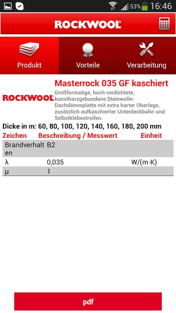 ROCKWOOL U-WertCheck截图4