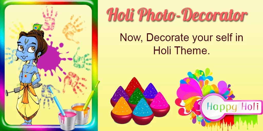 Holi Colorful Photo Deco...截图8