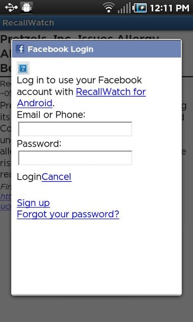 Recall Watch截图1