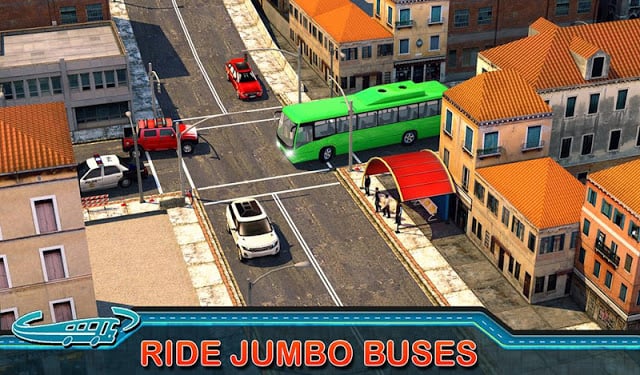 City Bus Driving Mania 3D截图1