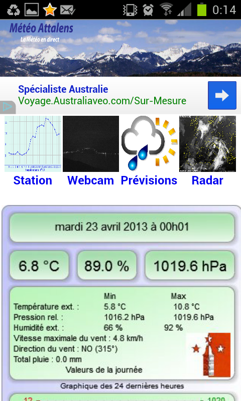 M&eacute;t&eacute;o Attalens (Suisse)截图3