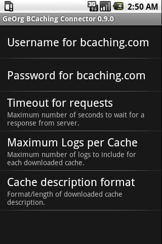 GeOrg BCaching Connector截图1