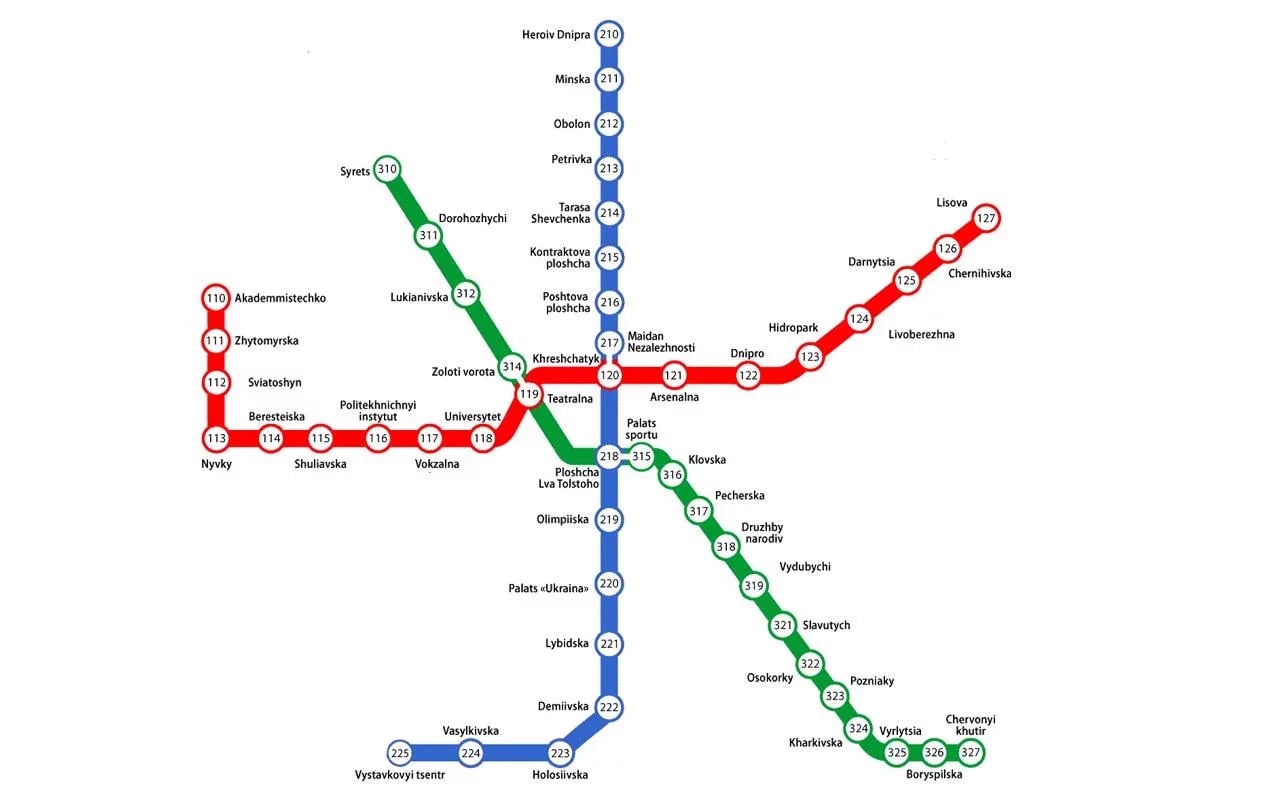 Kyiv metro scheme截图2