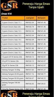 Harga Emas, Perak GSR截图1