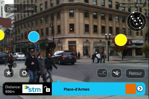 Montreal Metro AR截图1