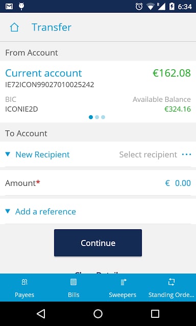 KBC Ireland Mobile Banking截图5