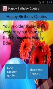 Happy Birthday Quotes app截图3