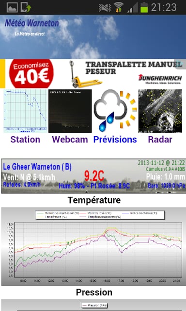 M&eacute;t&eacute;o Warneton截图1