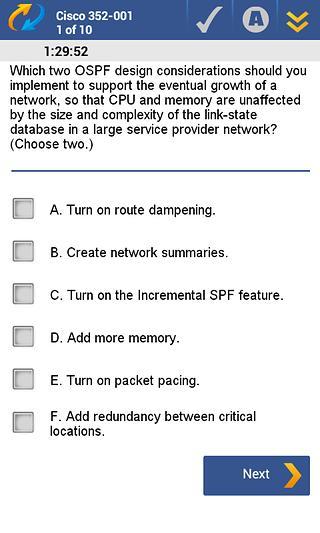 352-001 Cisco CCDE ADVDE...截图2