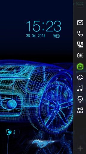 Wild Car Live Locker Theme截图7