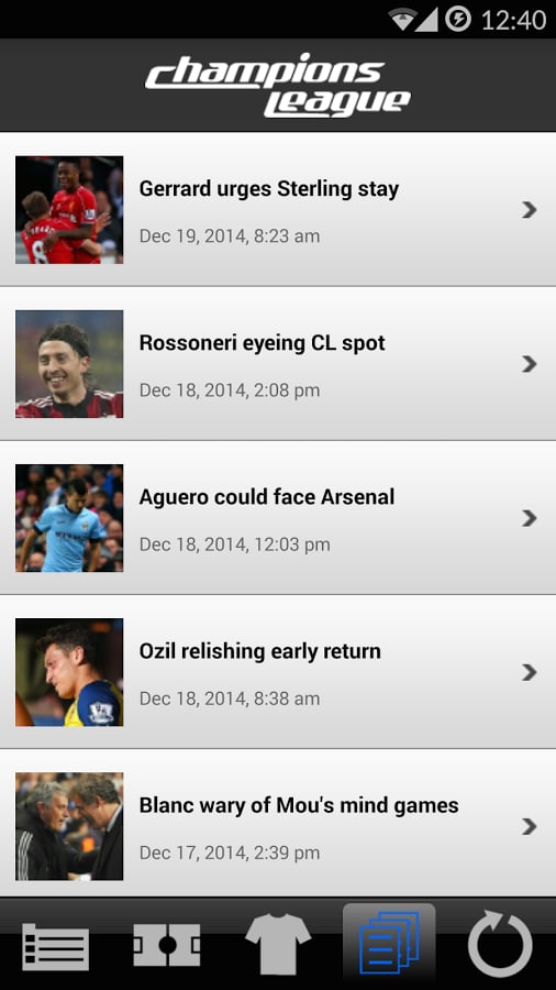 LiveScore Champions Leag...截图5