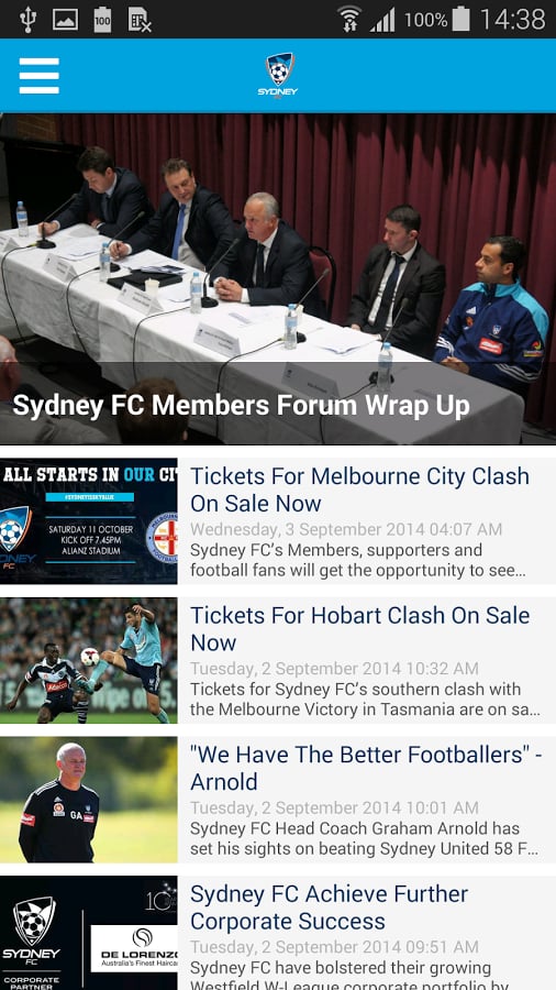 Sydney FC Official App截图3