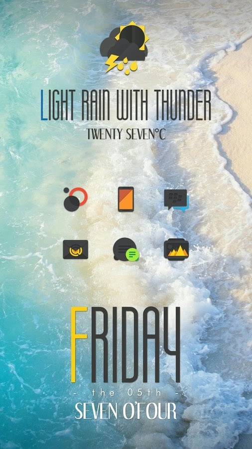 Zai4 Weather Icon Sets For Zooper截图4