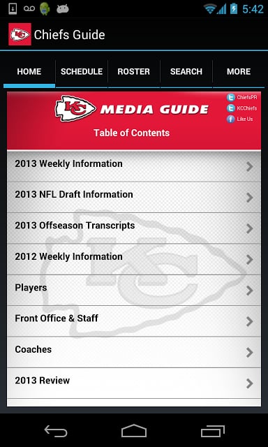 Kansas City Chiefs Media Guide截图7