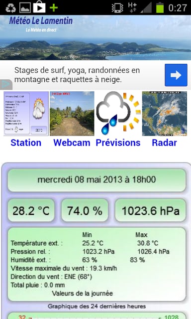 M&eacute;t&eacute;o Le Lamentin (Martinique)截图1