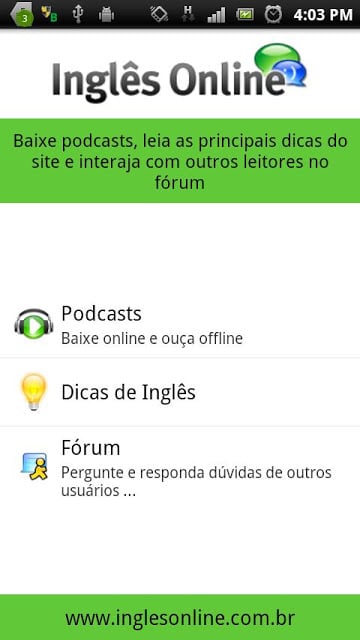 Ingl&ecirc;s Online截图3