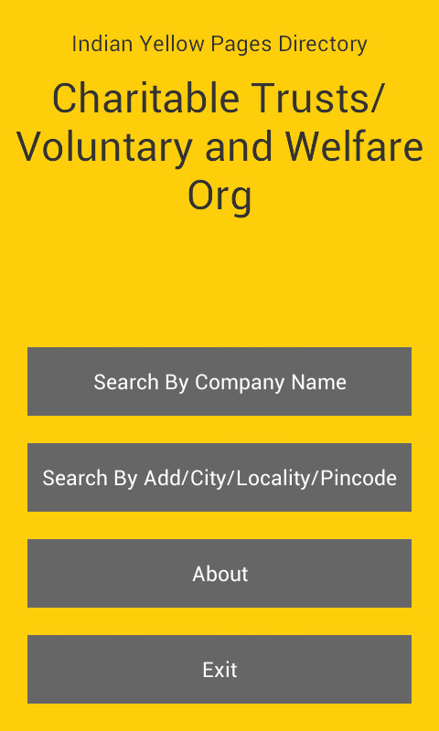 Charitable Trusts/Voluntary and Welfare Org截图1