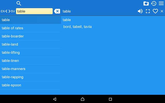 English Swedish Dictionary Fr截图7