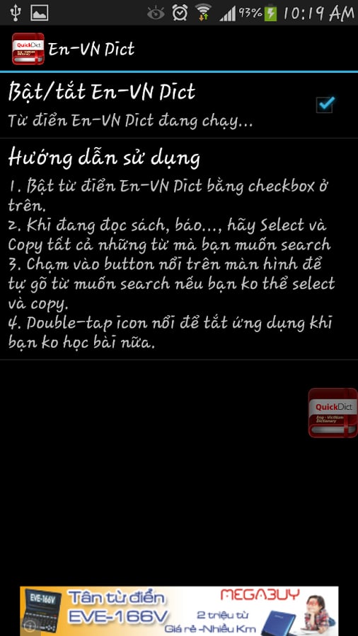 Eng - VN Quick dictionar...截图1